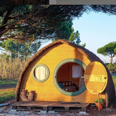 hobbit home glamping airbnb rental