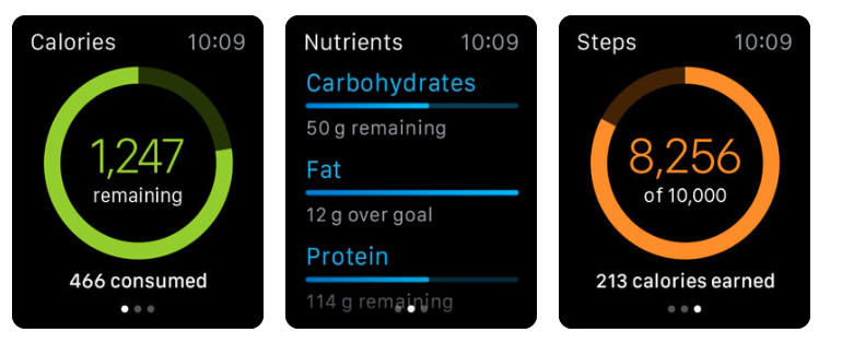 My Fitness Pal on Apple Watch, best calorie counting apps 