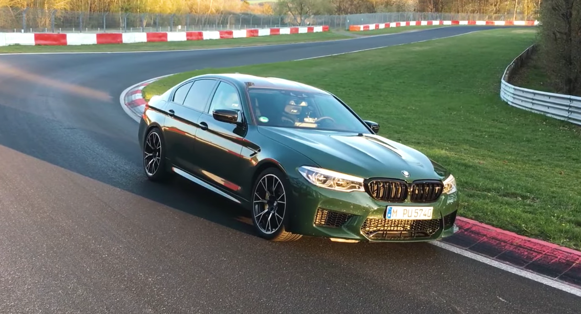 BMW M5 Competition Sets 7:35 Nurburgring Lap Video On-Borad