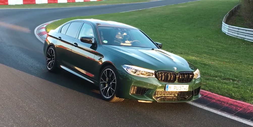 BMW M5 Competition Sets 7:35 Nurburgring Lap Video On-Borad