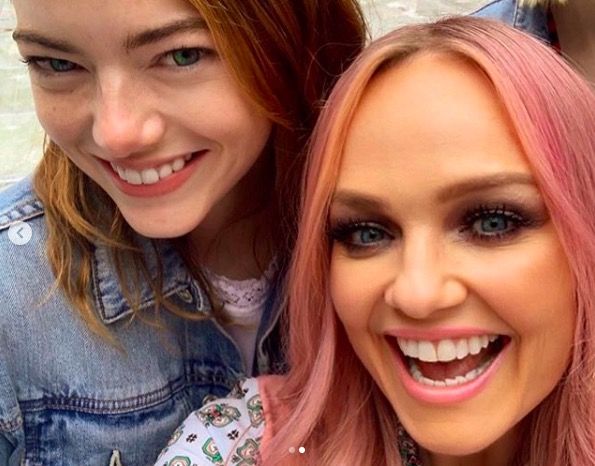 Emma Stone and Emma Bunton hanging out is a lot to take in