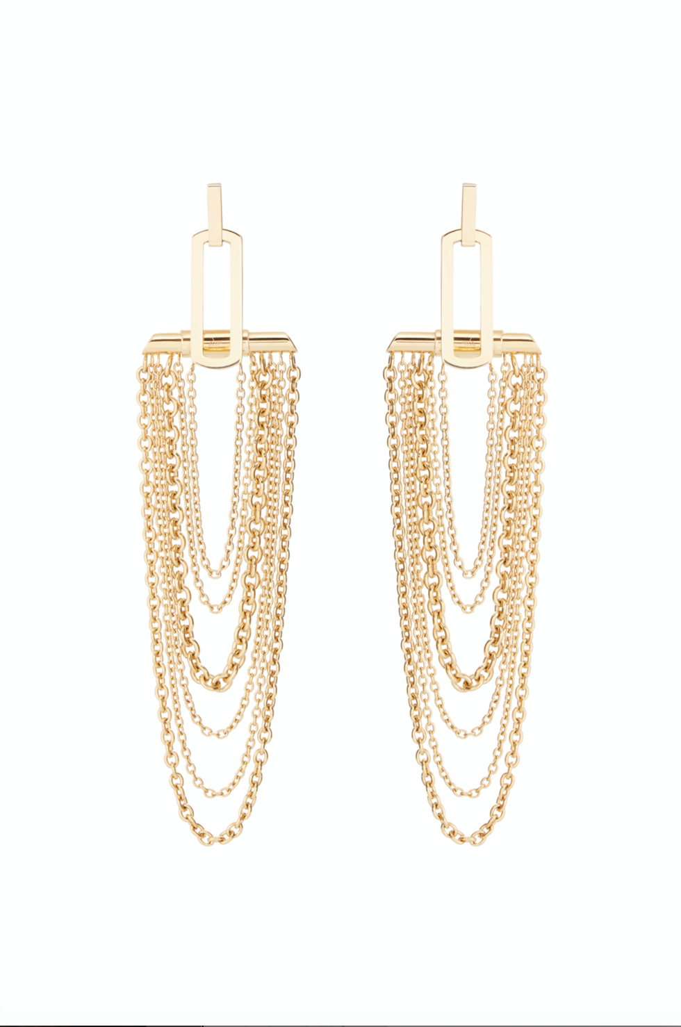 Amanda-wakeley-gold-multichain-earrings