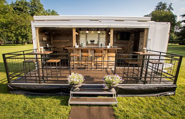pop up bar wedding