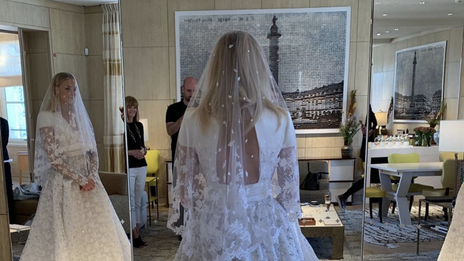New Photos Show Sophie Turner Vegas Wedding Jumpsuit