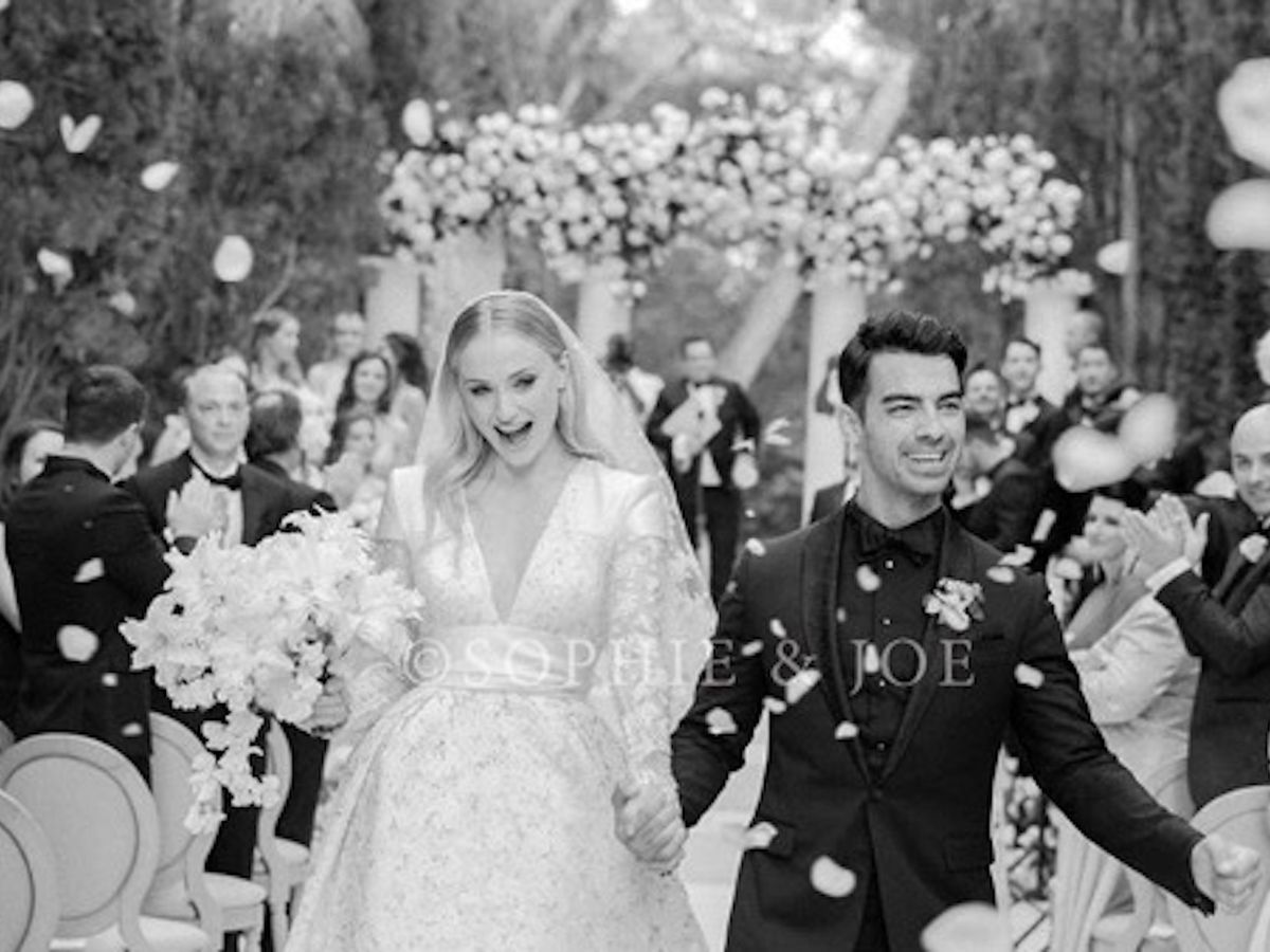 Sophie Turner's Wedding Dress Revealed by Louis Vuitton Designer