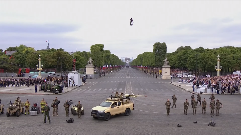 Why doesn't the military have jetpacks like the Bastille Day flier?