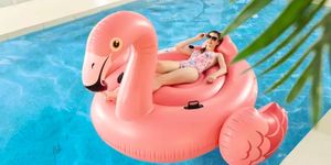 Aldi's extra large inflatable flamingo is under £20
