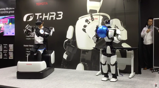 toyota t-hr3 demonstration robot