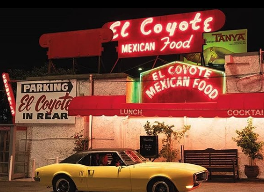 el coyote film location once upon a time in hollywood