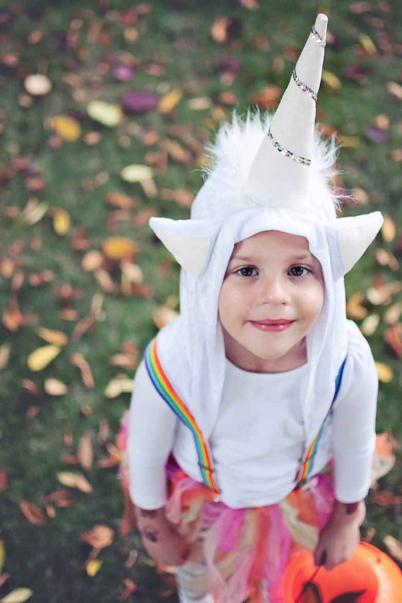 diy unicorn costume - kid's unicorn costume