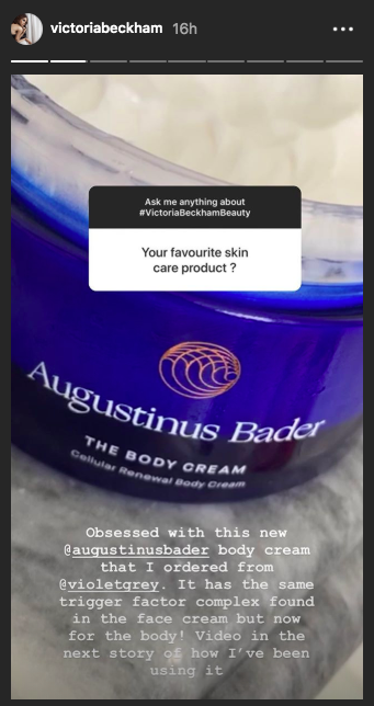 Augustinus Bader The Body Cream - Victoria Beckham
