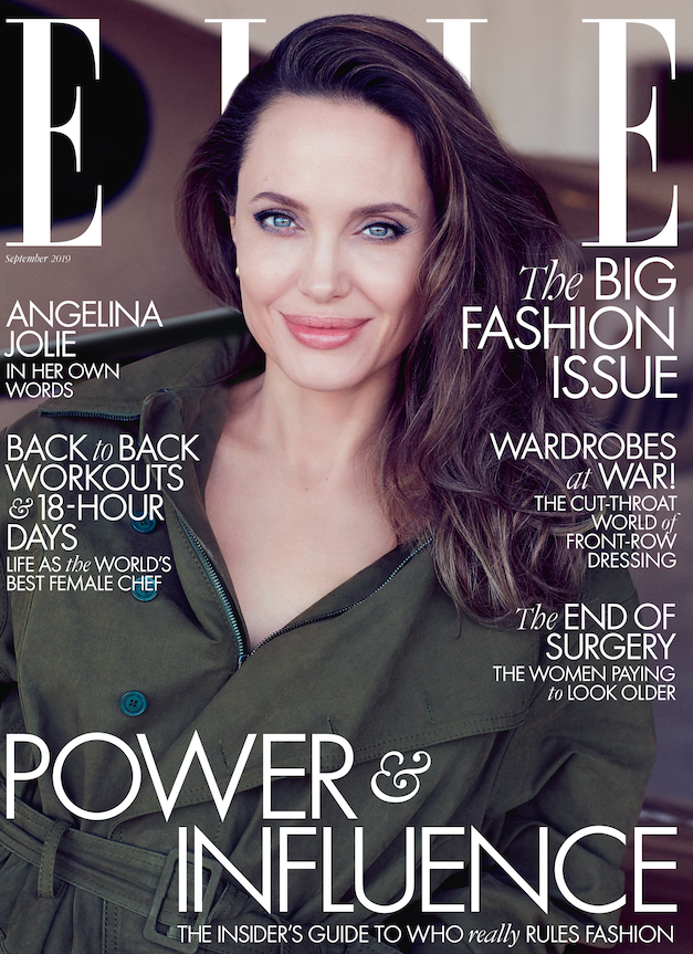 Angelina Jolie ELLE UK Cover