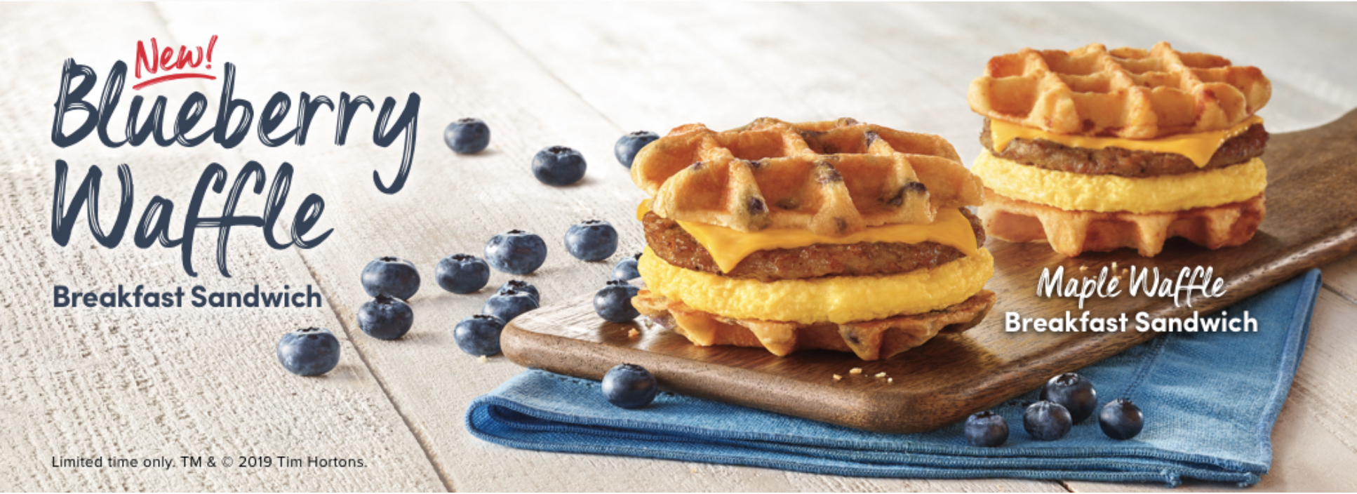 Check out this new Tim Hortons Breakfast Sandwich! 