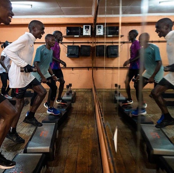 glute exercise kipchoge