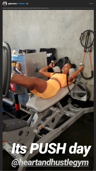 gabrielle union and dwyane wade's couple workout
