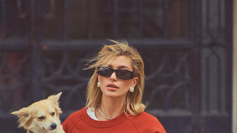 Vogue Paris 2019 Hailey Bieber as Princess Diana vintage style