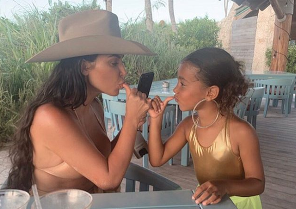 Kim Kardashian Mom Shamed for Letting North Wear Hoop Earrings