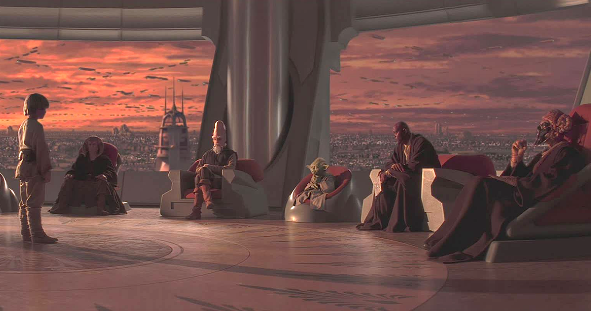 Jedi council. Энакин Скайуокер скрытая угроза.