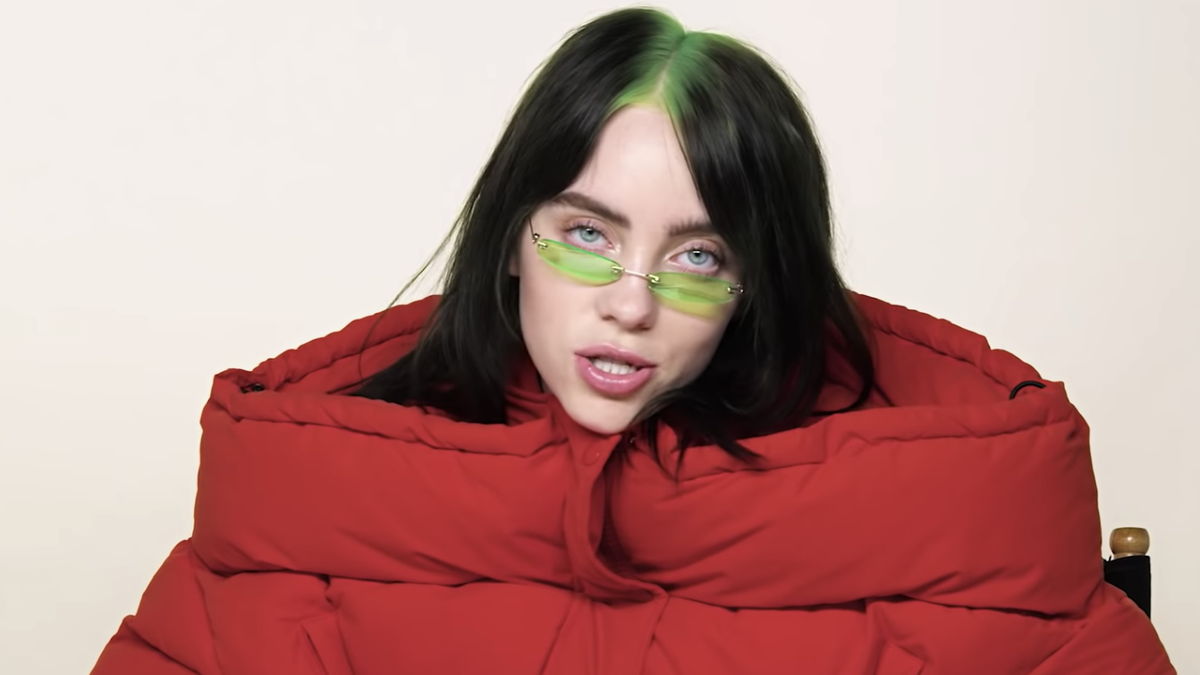 preview for Billie Eilish Sings Miley Cyrus, H.E.R., and P!nk in a Game of Song Association | ELLE
