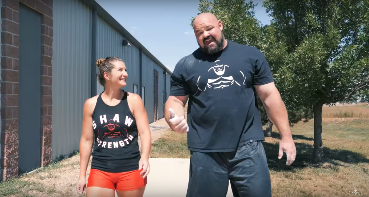 Strongman Brian Shaw and his wife Keri Shaw