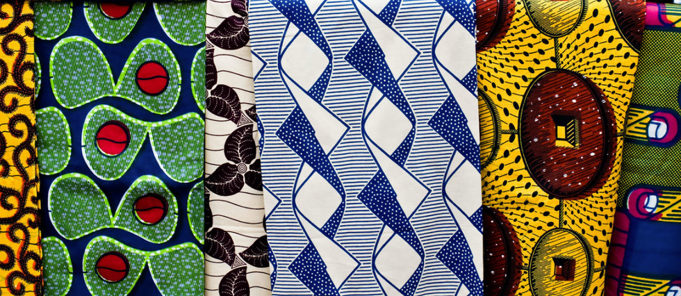 African wax cloths