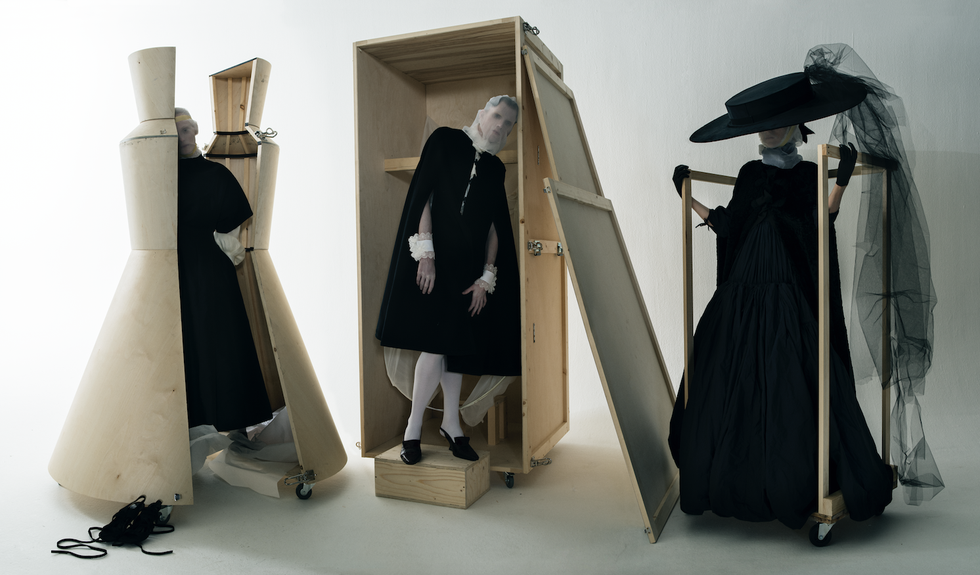 Tim Walker: Karen Elson, Sgaire Wood and James Crewe
