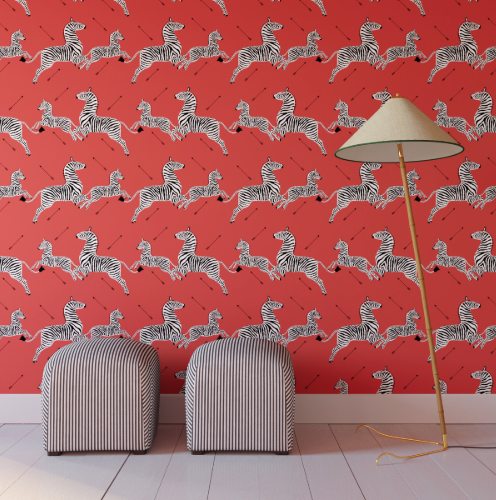 The Royal Tenenbaums Zebra Wallpaper - Elemental Spot