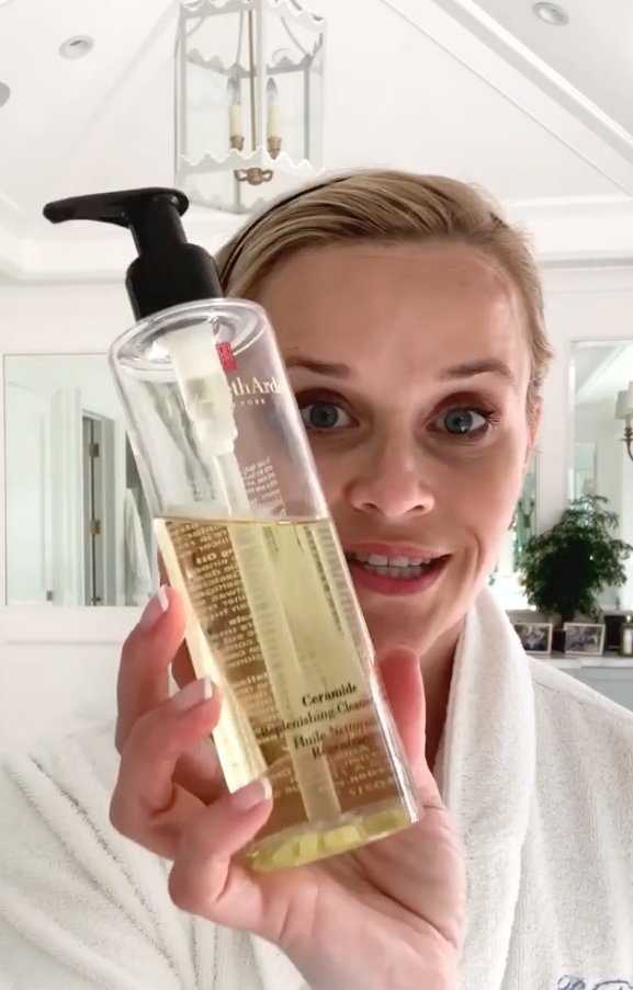 Reese Witherspoon Shares Her Nighttime Skin-Care Routine