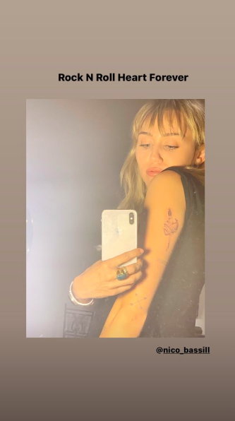 Miley Cyrus tattoo