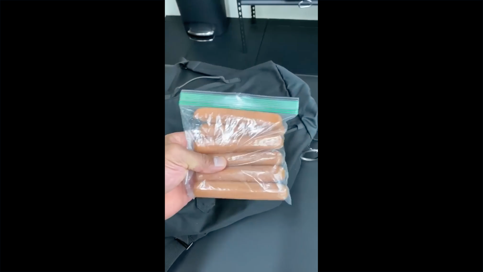 Hand, Finger, Material property, Plastic bag, 