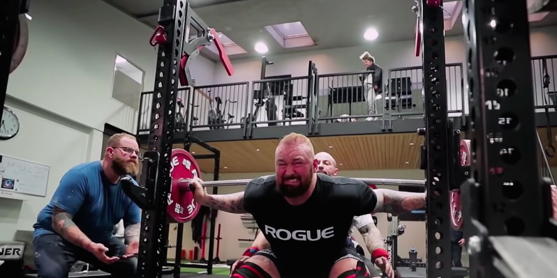 Hafthor Bjornsson a.k.a The Mountain, Squats 300 kg (661 lb) for Two Reps