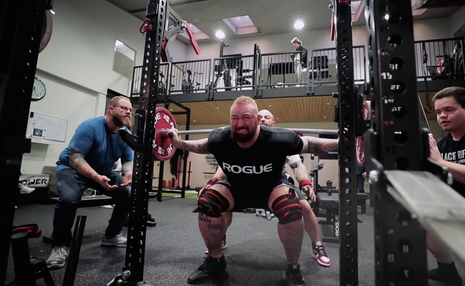 Hafthor Bjornsson a.k.a The Mountain, Squats 300 kg (661 lb) for Two Reps