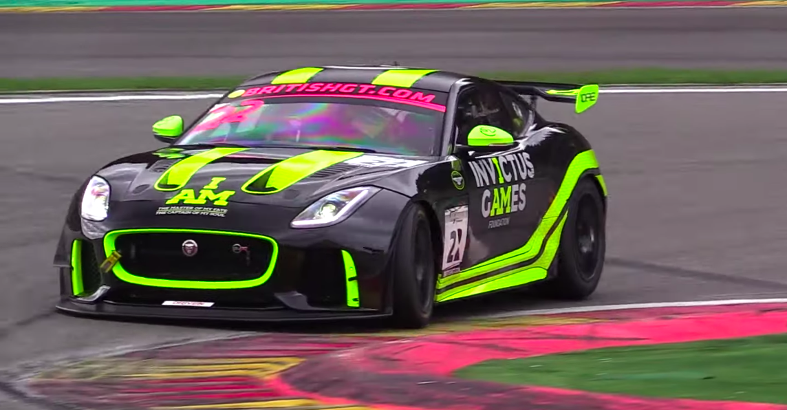 Jaguar Factory F-Type SVR Race Car Engine Exhaust Sound Video