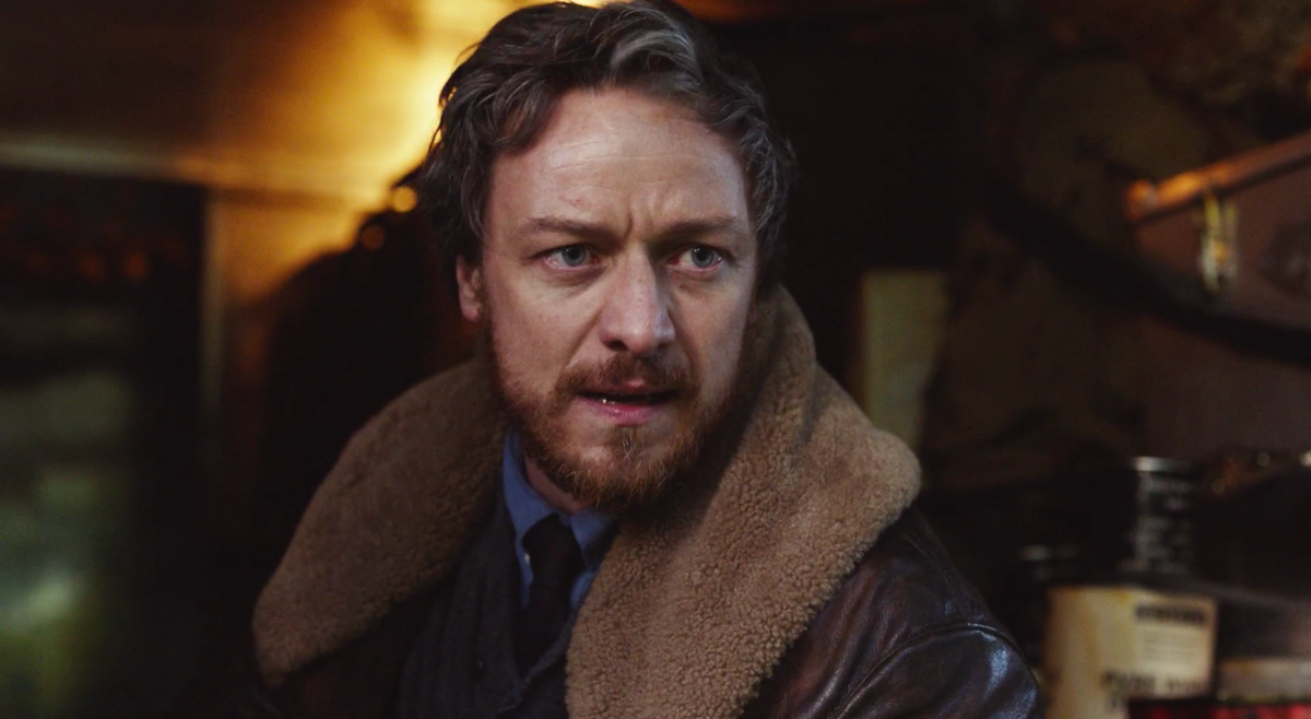 I'm So Happy My Daemon Is James McAvoy's Shearling-Collar Coat in His ...