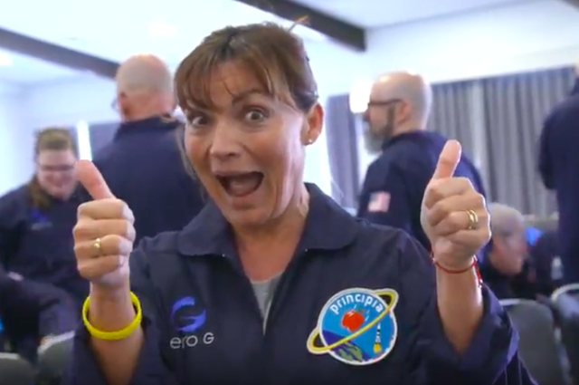 Lorraine Kelly marks her 60th birthday with astronaut training