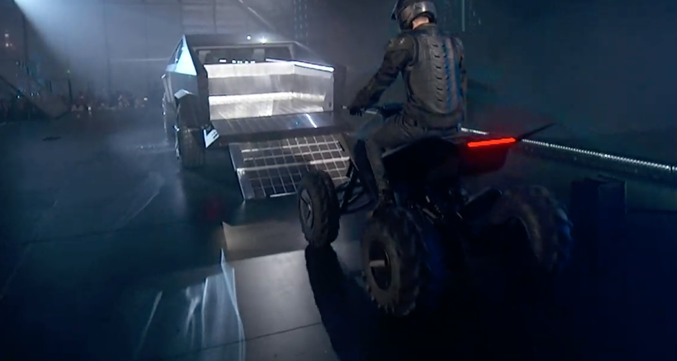 cybertruck dirt bike