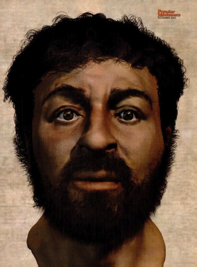 a törvényszéki antropológusok szerint Jézus valódi arcának felidézése