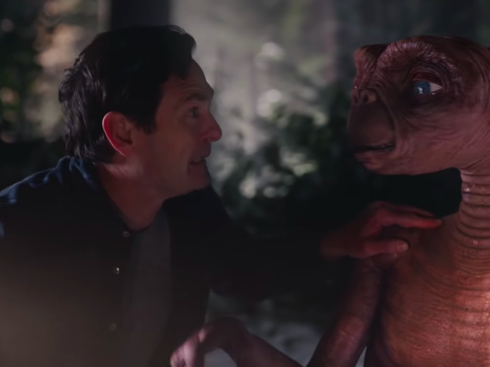 E.T. Comes Back to Earth to Meet Grown-Up Elliott in Holiday Commercial  (Video) - TheWrap