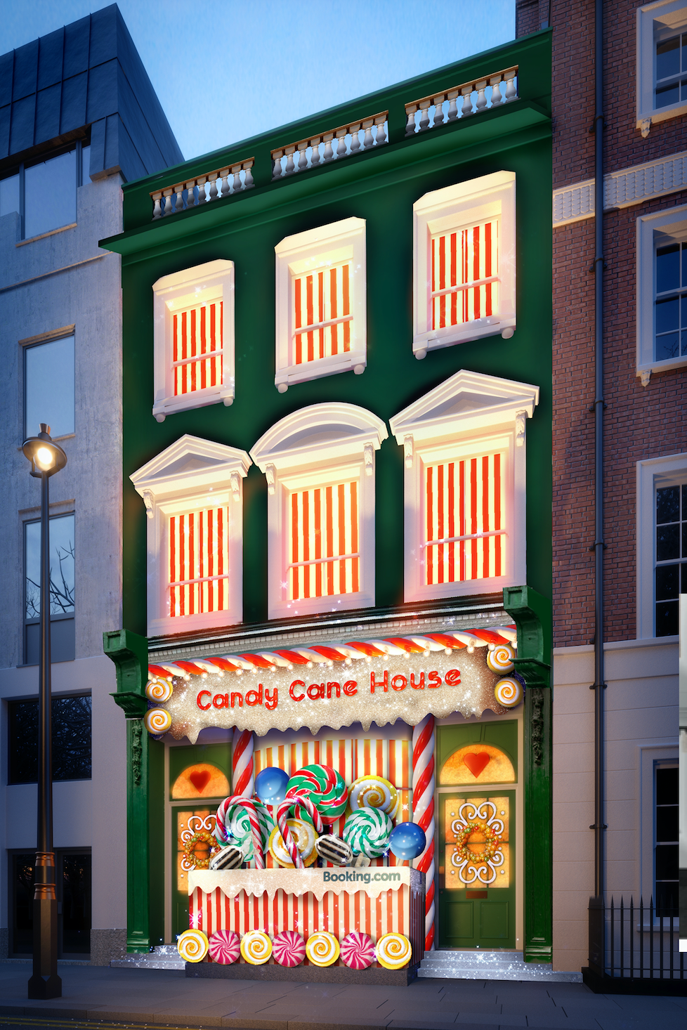 Facade, Building, Architecture, Downtown, Mural, City, 