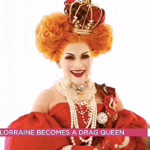 Lorraine Kelly unveils shocking drag transformation Lorraine Kelly unveils shocking drag transformation
