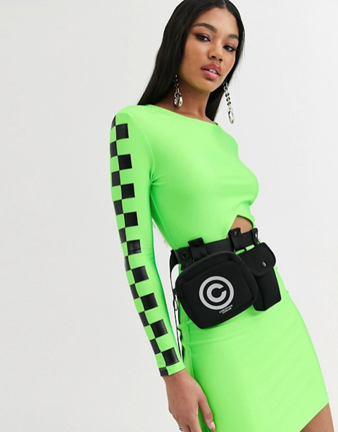 Green, Clothing, Shoulder, Sleeve, Product, Joint, Arm, Waist, Neck, Photo shoot, 