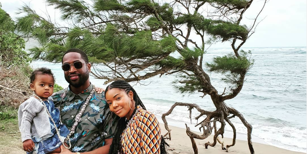 Gabrielle Union spends the day at the beach with her family