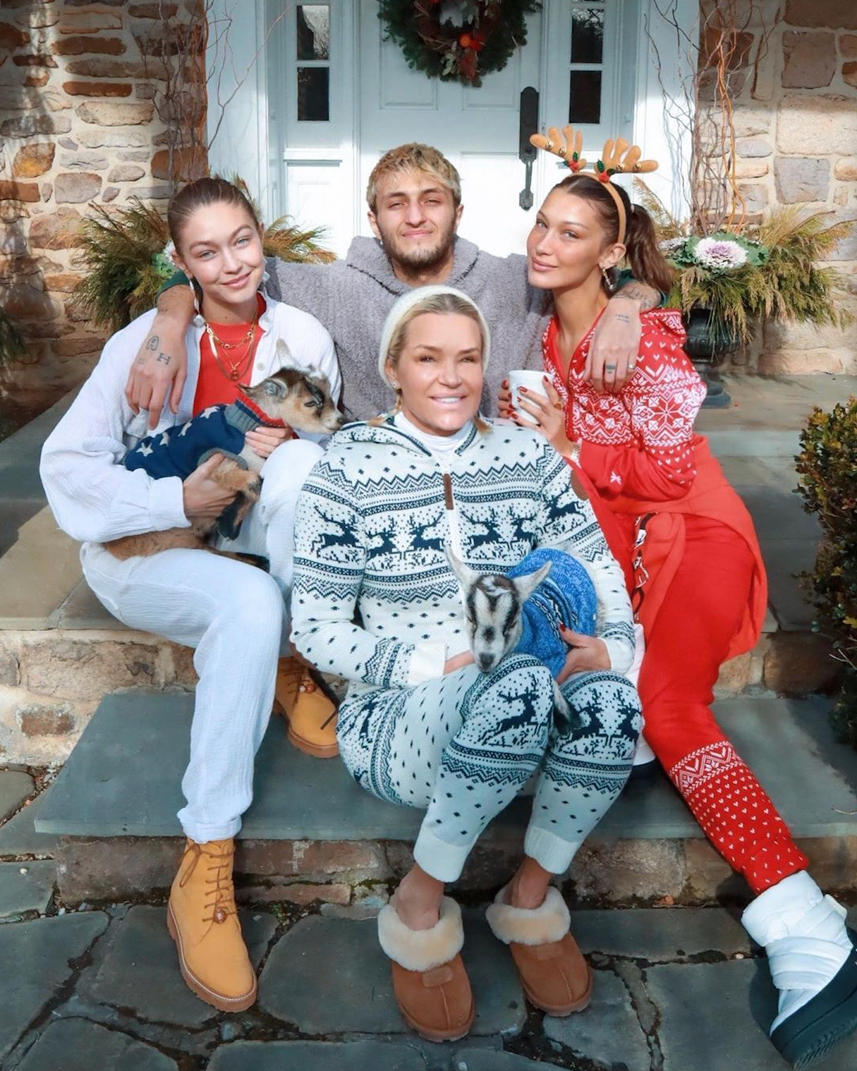 Bella Hadid Wore the Cutest UGG Snow Boots on Christmas