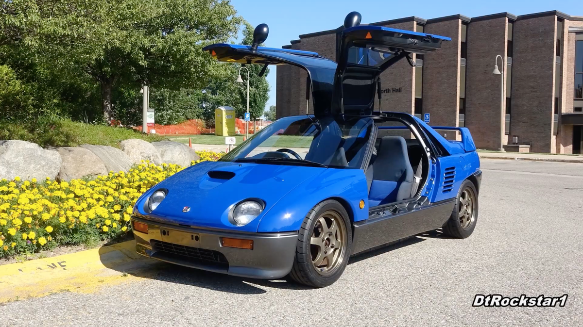 Mazda Autozam AZ-1 Three-Cylinder Kei Car Sound video