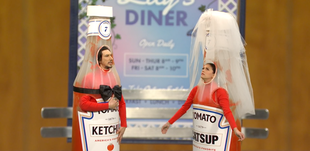 Adam Driver Played A Bottle Of Heinz Ketchup On Snl And There Were Jokes About Condiment Sex 3586