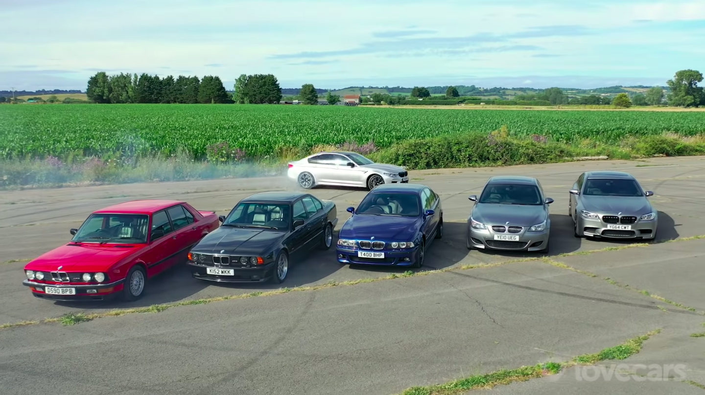 An overview of every generation of the BMW M5