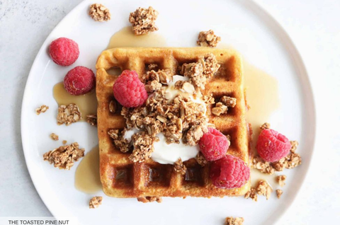 Dish, Food, Cuisine, Breakfast, Meal, Waffle, Belgian waffle, Ingredient, Snack, Wafer, 