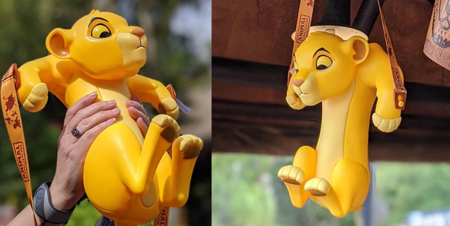 Baby Simba Souvenir Popcorn Bucket Stumbles Into Animal Kingdom