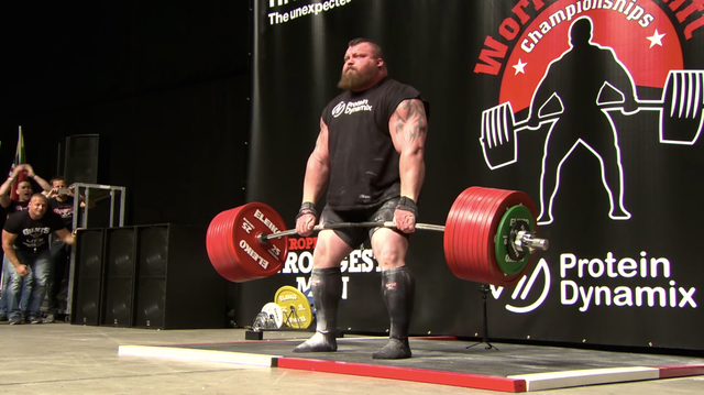 How Eddie Hall Trained for His World Record 1 100 Pound Deadlift