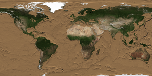 Ecoregion, World, Map, Water, Earth, Soil, River delta, Illustration, Estuary, Terrain, 